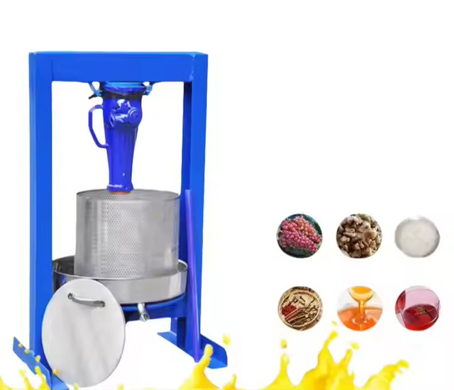 Cold Press Squeezer Machine for Pure Juice Juicer Vegetable Lemon Fruits Grape Wine Cherry Home Household Hand Manual Automatic