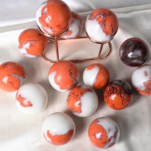 Wholesale Bulk High Quality Healing Stones <b>Crystal</b> Spheres Orange Agate Spheres for Decor Home and Gift - Product Image 5