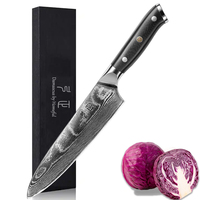 Couteau de chef japonais de qualité supérieure en acier Damas, 67 couches de lames VG10, acier Damas, couteau de cuisine professionnel pour la viande
