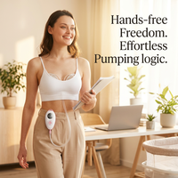 Tire-lait électrique intelligent portable Bluetooth, extracteur de lait mains libres, pompe d'allaitement à surface miroir pour mamans