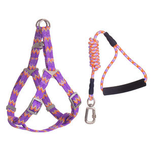 Juego de arnés y correa de nailon duradero para perros con mango de espuma suave - Product Image 2