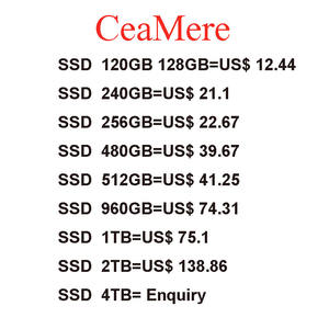 Chip SSD MLC TLC da 2.5 pollici di fabbrica CeaMere <span class=keywords><strong>SATA3</strong></span> 240G 256G 480G 512G 960G 1TB dischi rigidi interni a stato solido per Computer - Product Image 2