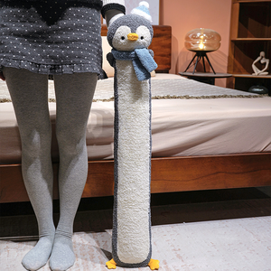 Bouteille d'eau chaude longue en caoutchouc personnalisée en gros avec housse en <span class=keywords><strong>peluche</strong></span> pingouin - Product Image 3