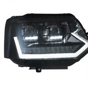 Fari Full LED per <span class=keywords><strong>VW</strong></span> Transporter <span class=keywords><strong>Caravelle</strong></span> 2011-2015 <span class=keywords><strong>T5</strong></span> Multivan, Bianco Naturale con Indicatori di Direzione Dinamici, Retrofit/Upgrade 12V - Product Image 4
