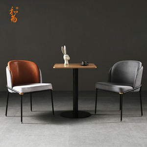 Sedie da pranzo in stile nordico moderno e minimalista in pelle <span class=keywords><strong>Noir</strong></span>, sedie da pranzo di lusso, - Product Image 6