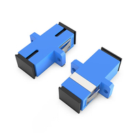 Adaptateur de fibre optique SC Simplex monomode UPC APC avec gaine en céramique à faible perte d'insertion pour réseau FTTH