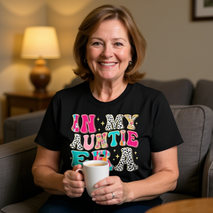 Camiseta In My Auntie Era para mujer, talla grande, regalo divertido para tía - Product Image 3