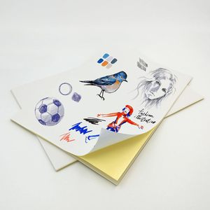 Venta Directa de Fábrica, Adhesivos de PVC Personalizados, Color Mixto, Blanco Mate Simple, A4, Brillante, Resistentes al Agua - Product Image 4