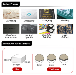 Boîtes en carton personnalisées avec impression de logo, qualité alimentaire, pour flocons d'avoine surgelés, viande d'ormeau, fruits de mer, emballage de détail, résistantes à l'eau, en papier d'art - Product Image 6