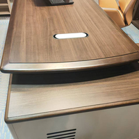 Table de PDG de luxe pour meubles commerciaux directeur de bureau directeur ordinateur bureau moderne
