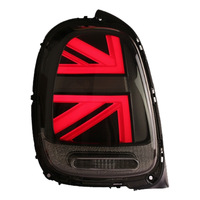 Nouveaux feux arrière HXFG 12V modifiés pour Mini Cooper F55/F56/F57 2014-2023, avec feux de jour LED Union Jack, Plug-and-Play