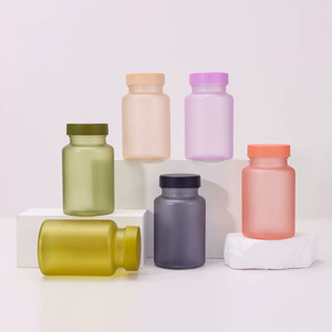 Botella de Cápsulas de Vitaminas PET Rosa Esmerilada de 120 ml Personalizable al por Mayor, Envase de Plástico Premium para Pastillas y Medicamentos - Product Image 3