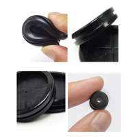 Passe-câble en caoutchouc noir/transparent sur mesure, résistant à l'usure, prix usine