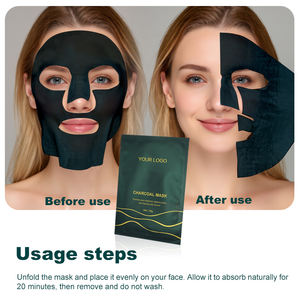 Masker Wajah arang hitam dan lembut sangat menghalangi jerawat mengencangkan pori-pori dan memperbaiki tekstur kulit menghilangkan jerawat mengecilkan pori-pori - Product Image 6