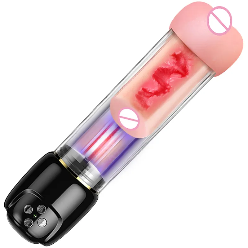 Jy vibrador para ampliação do pênis, usb, com sucção, vibrador artificial, vagina, masturbação sexy, brinquedos adultos para homens