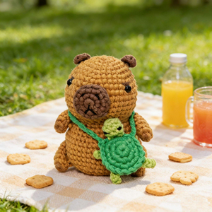 Kit de crochet pour débutants : Sac à dos Lapin et Tortue faits main, collection complète d'animaux au crochet faits soi-<span class=keywords><strong>m</strong></span>ême - Product Image 6