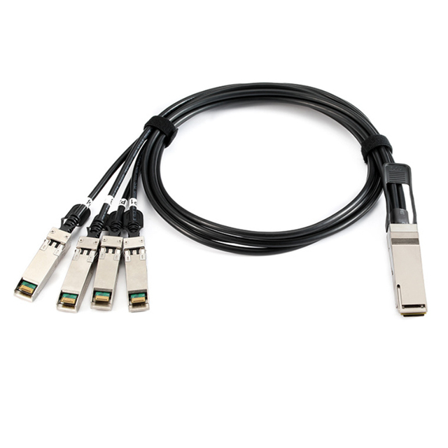 40G QSFP TO 10G DAC Cable 1m (3ft) QSFP-4SFP10G-CU1M 40G QSFP to 4x10G SFP DAC Passive Direct Attach Copper Breakout Cable