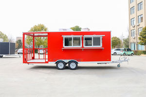 हॉट सेलिंग स्टेनलेस स्टील फूड ट्रक मोबाइल फास्ट फूड रेस्तरां और हॉट डॉग स्टैंड वेंडिंग कार्ट और फूड ट्रॉली - Product Image 6