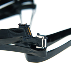Hoogwaardige LVDS-kabel JAE FI-RE21/41/51 0,5 mm pitch witte tape versterkte flexibele displaykabel voor industriële LCD-modules - Product Image 6