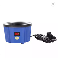Pot de fusion de colle thermofusible pour extensions capillaires, couleur bleue, pour colle à la kératine, de bonne qualité