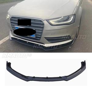 <b>For</b> Audi A4 2013-2016 <b>Car</b> Front Bumper Lip Splitter <b>Diffuser</b> <b>Car</b> Accessories Gloss Black Bumper Protector Modification Part - Product Image 2