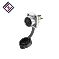 Vente flash LP12 Connecteur industriel étanche à 2 et 3 broches à vis 5A125V pour connexion de câble d'alimentation