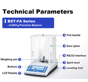 BAXIT Laboratoire Numérique Haute Précision Électronique Analytique 0.001g 1mg <span class=keywords><strong>Balance</strong></span> Échelle - Product Image 4