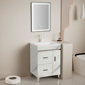 Nuevo diseño Venta caliente con Material de acero inoxidable Vanity Gabinetes de baño de estilo moderno para la venta Iluminación de tocador de baño - Product Image 1