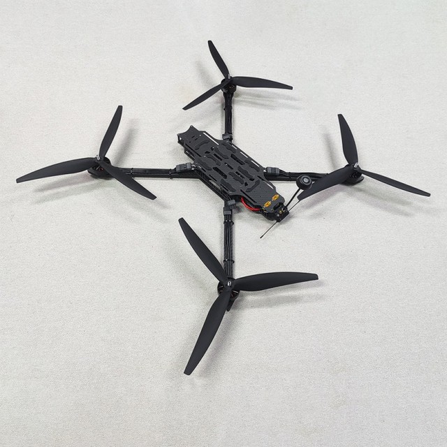 Industrial FPV Quadcopter 15 Inch Carbon Fiber Drone with 4K Camera for Aerial Inspection