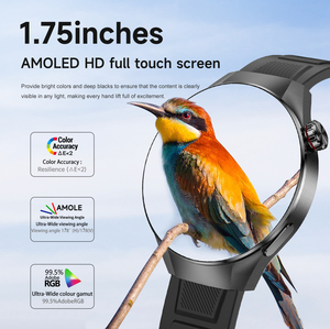 Reloj Inteligente <span class=keywords><strong>G5</strong></span> <span class=keywords><strong>Plus</strong></span> con Pantalla AMOLED de 1.75 Pulgadas, Brújula, GPS, Android, Llamadas Bluetooth, Respuesta a Llamadas, Frecuencia Cardíaca, Oxígeno en Sangre, Monitoreo de Salud - Product Image 2