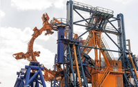 Struktur Baja Pendukung untuk Peralatan Lini Produksi Industri