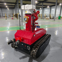Pemadam kebakaran Jet tekanan tinggi, Remote control cerdas untuk industri robot pemadam kebakaran