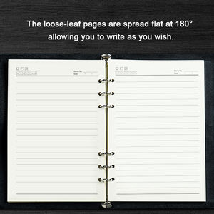 Cahier en cuir de haute qualité A5 avec boucle pour cadeau - Product Image 4