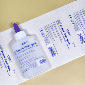 Tùy Chỉnh In Ấn PP Trong Suốt Cao Cấp Nhãn Có Thể Tháo Rời Vanish Văn Phòng Phẩm Rõ Ràng Dán Nhãn Cho Keo - Product Image 1