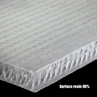 Tissu en fibre de verre creuse 3D, tissu tissé en fibre de verre uniaxiale en rouleau pour casques, planches de surf et planches de ski
