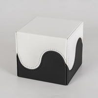 Boîte de rangement pour cartes à collectionner Henwei Hw Fashion en cuir PU de haute qualité, personnalisable, 100+ emplacements