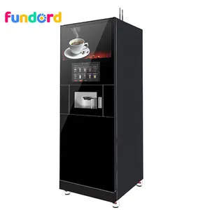Máquina de venda automática de café quente e gelado Fundord totalmente automática