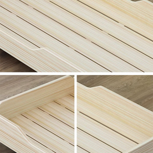 Bán buôn movable Montessori bé bằng gỗ nôi Chăm sóc ban ngày bé Giường mẫu giáo đồ nội thất trẻ em giường bằng gỗ mầm non lớp học thiết kế - Product Image 3