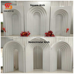 LEDA Eventos y Decoración: Set de Arco Redondo Blanco Grande para Salón de Bodas, Soporte de Puerta y Fondo para Boda - Product Image 3