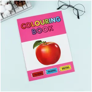 customize coloring book for children drawing and coloring fish flowers girls house book kids drawing book portable black sheet