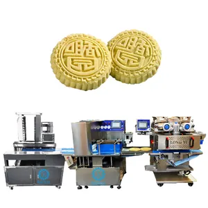 Commercial automatic big mooncake /maamoul making machine production line