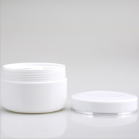 Pot cosmétique en PP blanc à paroi simple ZL 7oz 200g avec bouchon à vis pour sérum, masque facial, lotion, imprimé sérigraphié GUA Place Origin