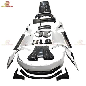 ชุดแต่งคาร์บอนไฟเบอร์แห้งสไตล์ GT3RS สำหรับ Porsche Carrera 992 911 ปี 2018-2024 ประกอบด้วยฝากระโปรง กันชนหน้า-หลัง สปอยเลอร์ และสเกิร์ตข้าง - Product Image 1