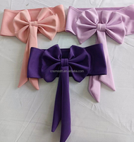 Haute qualité Spandex arc chaise ceintures chaise de mariage Satin Banquet fête décoration de mariage pour la Promotion