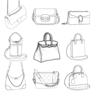 2024 Famous Designer Luxury Genuine Leather Shoulder Crossbody Womans Handbag For Women Luxury Ladies Shoulder Bags