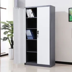 Cheap Steel Office Metal storage cabinet With 4 Adjustable Shlves