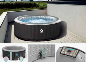 Jilong avenli 17612 London Spa 3 người hồ bơi Spa bơm hơi xoáy nước bồn tắm nước nóng Massage spa 165cm x 70cm - Product Image 2