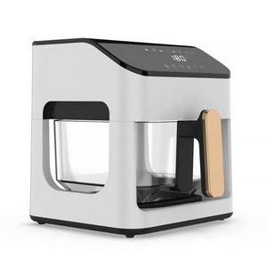 <span class=keywords><strong>Friggitrice</strong></span> <span class=keywords><strong>ad</strong></span> <span class=keywords><strong>Aria</strong></span> Elettrica Quadrata Moderna con Touch Screen, Senza Olio, Capacità 8L, per Uso Domestico e Alberghiero, con Pentola Trasparente in Vetro - Product Image 3