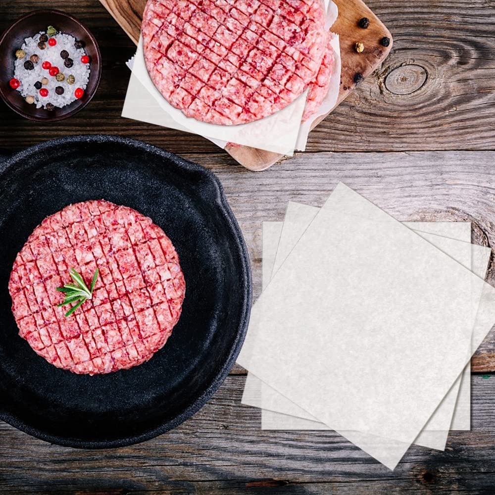 Non Stick Round Freezer Paper Butter Meat Burger Wrapping Paper Proof