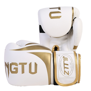 Boxing Gloves High Quality Custom Logo Fight Cheap Comfortable Kickboxing Professional Thai Boxing Gloves For Training 12oz